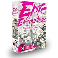 Epic Encounters: Steppe of The Lizard Thane RPG Fantasy Roleplaying Tabletop Game with 20 Detailed Miniatures, Double-Sided Game Mat, & Game Master Adventure Book with Monster Stats, 5E Compatible