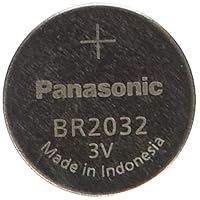 1 X PANASONIC BATTERIES - BR2032 - LITHIUM BATTERY, 3V, COIN CELL