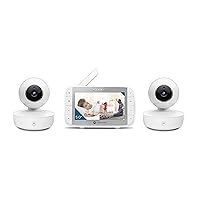 Motorola Baby Monitor VM36XL - Indoor Video with 2 Cameras, 480x272p, 1000ft Range, 2.4 GHz Wireless 5