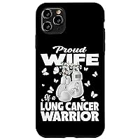 iPhone 11 Pro Max Proud Wife Of A Lung Cancer Warrior Boxing Gloves Case
