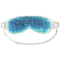 Eye Mask, Eye-ssential Mask with Flexible Gel Beads for Hot Cold Therapy,