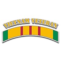 US Army Vietnam Veteran Service Ribbon Window Bumper Sticker Decal 3.8