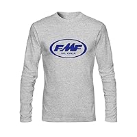 Men's FMF Long Sleeve O Neck t Shirt S Grey