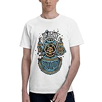 Man's Shirt Summer Cotton T-Shirts O-Neck Short Sleeve Graphic Tee Tops