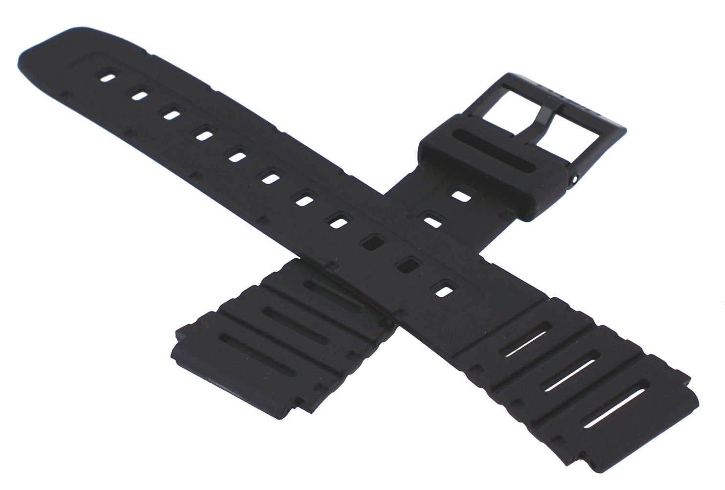 Casio 71604130 watchbands Genuine Factory Replacement Resin Band fits CA-53W-1 CA-61W-1 FT-100W-1 W-520U-1 W-720-1 W-720G-9