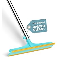 Uproot Cleaner Xtra Pet Hair Removal Broom: Reusable Carpet Rake with Telescopic 60
