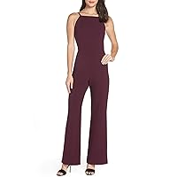 French Connection womens Strappy Slightly Flared Leg Jumpsuit