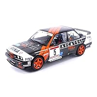 MODELLINO in Scala COMPATIBILE CON BMW E30 M3 GR.A N.5 3rd Rally YPRES 1990 G.DE MEVIUS/W.LUX 1:18 SOLIDO SL1801519