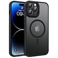 BENTOBEN for Magnetic iPhone 14 Pro Max Phone Case [Compatible with Magsafe] Slim Fit Matte Design Shockproof Protective Bumper Drop Protection Girls Women Boy Men iPhone 14 ProMax Magnet Cover, Black