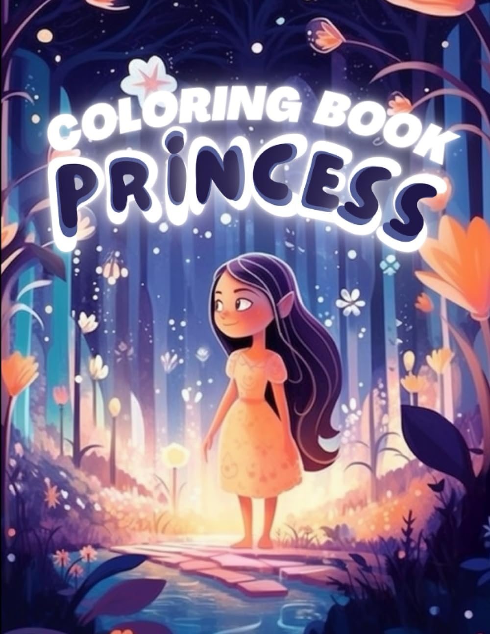 Fairy Tales and Princesses Coloring book (French Edition)