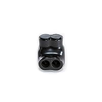 NSI Industries Polaris Black IT-4 Insulated Multi-Tap Connector- 2-Port Single-Sided Entry for 4-14 AWG Wire Range - Dry Locations - Dual-rated cooper and/or aluminum - 1.18-inch width, 1.38-inch height, 1.12-inch length - Hex size 1/8-inch - 12 Pack