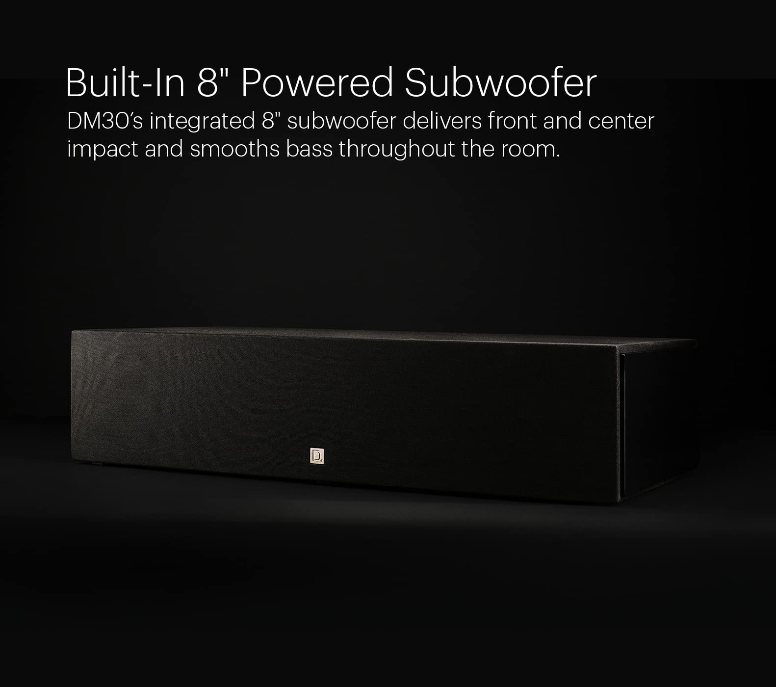 Definitive Technology Dymension DM30 Flagship Center Channel Speaker with Built-In Subwoofer and Passive Radiators