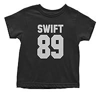 Expression Tees Swift 89 Birth Year Music Fan Era Poets Department Lover Infant One-Piece Bodysuit and Toddler T-shirt