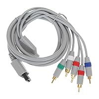 1080P Component Cable HDTV Audio Video AV 5RCA Cable for Nintendo Wii 1.8m 6FT