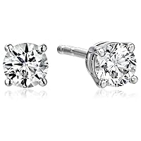 Amazon Collection IGI-Certified 18k Gold Diamond Studs