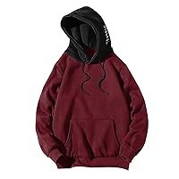 Men's Hoodie 2023 Midweight Fleece Sweatshirts Pullover Hooded Sweatshirt For Men Casual Long Sleeve Hoodies