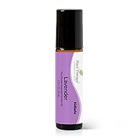 Plant Therapy Lavender Essential Oil 100% Pure, Pre-Diluted Roll-On, Natural Aromatherapy, Therapeutic Grade 10 mL (1/3 oz)