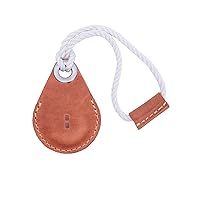 Apple AirTag Case/AirTag Holder Leather - Genuine Leather, Cognac