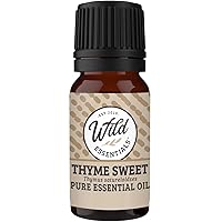 Wild Essentials Thyme Sweet 100% Pure Essential Oil - 10ml, Therapeutic Grade, Made and Bottled in The USA