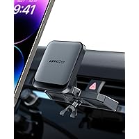 APPS2Car for Magsafe CD Phone Holder for Car [25N Magnetic Attraction] Magnetic Phone Holder for Car 360° Handsfree CD Player Phone Mount Compatible with Official Magsafe Case iPhone 15-12 Series