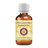 Deve Herbes Pure Lavender Essential Oil (Lavandula angustifolia) Steam Distilled 100ml (3.38 oz)