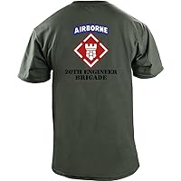 Army 20th Engineer Brigade Veteran Full Color T-Shirt