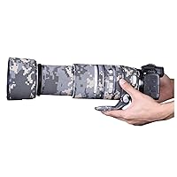 Waterproof Lens Cover Camouflage Rain Cover for Canon RF 100-500mm F/4.5-7.1 L is USM（CSMC）