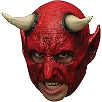 Demon Chinless Mask Multicoloured