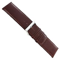 30mm Speidel Brown Padded Oiled Leather Square Tip Mens Watch Band 6052 020 Reg