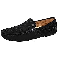 Mens Fashion Casual Boat Shoes Breathable Suede Slip on Driving Shoes