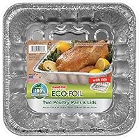 Eco-foil Ultimates Cook-n-carry Poultry Pan W/lid