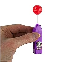 World's Smallest Spin Pop. Includes: 1 Spin Pop, 1 Candy Lollipop. Colors Selected at Random.