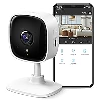 TP-Link Tapo 2K Indoor Security Camera for Baby Monitor, Dog Camera w/ Motion Detection, 2-Way Audio Siren, Night Vision, Cloud & SD Card Storage(Up to 512 GB), Works w/ Alexa & Google Home(Tapo C110)