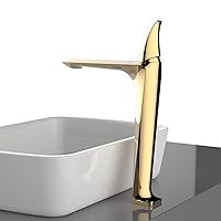 Brass Basin Faucet Bathroom Tap Bath Mixer Single Hole Sink Faucet European Style Creative Hot and Cold Water Tap,Style