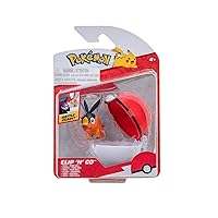 Pokemon Clip N Go Battle Feature Figure Set and Action Ready (Tepig and Poke Ball)