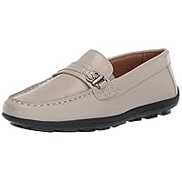 Driver Club USA Kids Boys/Girls Leather Driving Loafer with Rope Anchor Detail