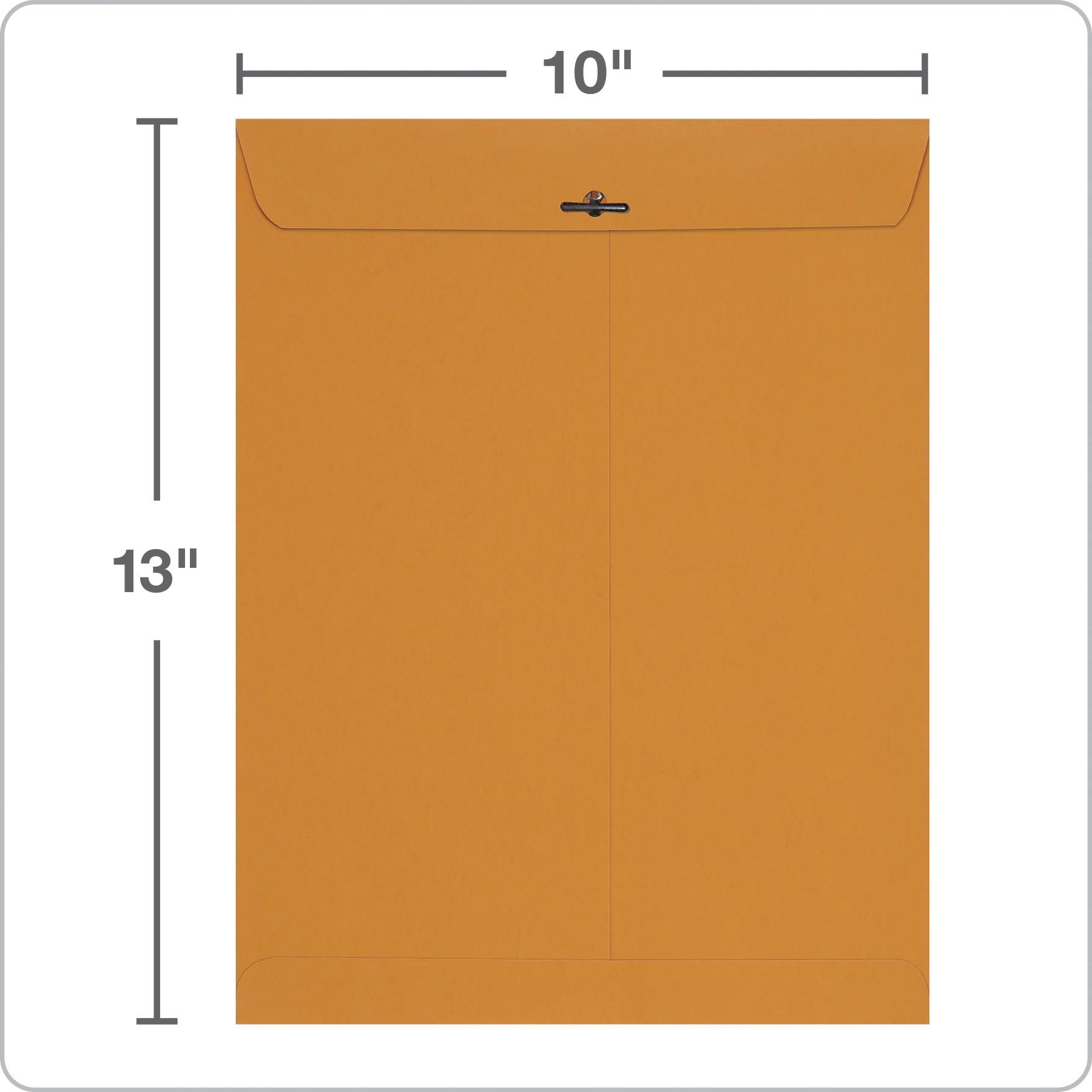 Columbian 10 x 13 Clasp Envelopes, Self Seal, 28 lb Brown Kraft, for Mailing Flat Letter Size Documents or Photos, Bulk Pack, 30 Per Pack (COLO405)