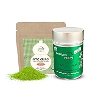 Matcha Moon Gyokuro Organic Ceremonial Daily Zen Organic Matcha Green Tea Powder All-Natural