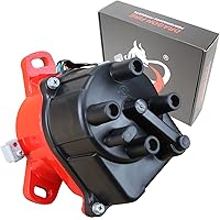 Dragon Fire High Performance Race Series Complete Electronic Ignition Distributor Compatible with 1992-1995 Honda Civic 1.5L SOHC VTEC TD-42U 30100-P08-006 31-17404 OBD1 OEM Fit DTD42-DF