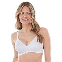 Bestform 5006222 Floral Jacquard Wireless Soft Cup Bra with Lightly-Lined Cups