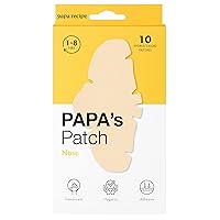 Papa Recipe Nose Patch 10 Hydrocolloid Patches For Nose Pores - Korean Blackhead, Pimple, Zit, Oily Pore & Acne Support