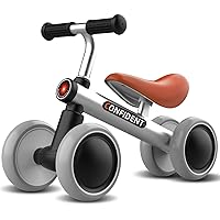 Wdmiya Baby Balance Bike Toys for 1 Year Old Boys Gifts, 10-36 Months Toddler First Bike with No Pedal, 4 Silence Wheels & Soft Seat, One Year Old Boy Birthday Gift for Christmas, Halloween