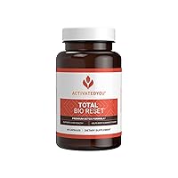 Total Bio Reset- Detox Formula for Cleansing & Flushing Digestive System for Radiant Skin & Sustained Energy w/Chlorella, Kiwi Fruit, and Dandelion Root (60 Capsules)