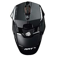 Mad Catz MR01MCINBL000-0JI Mad Catz Gaming Mouse R.A.T. 1+ Wired Entry Lightweight Palm Rest Adjustable