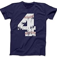 Baseball Fourth Birthday Shirt