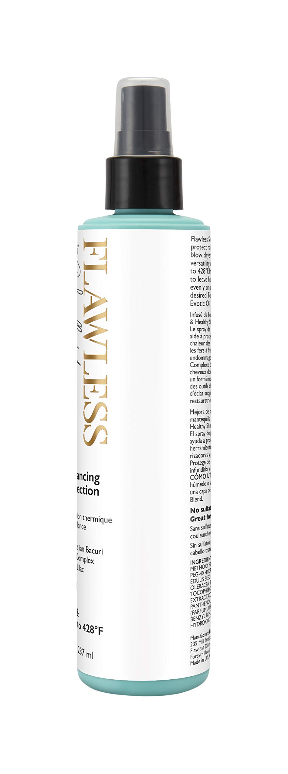 Flawless by Gabrielle Union - Shine Enhancing Heat Protection Hair Spray, 8 OZ