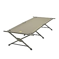 Slumberjack SJK Adult Tough Cot, Folding Bed, Portable with Carry Bag for Adults, Camping Hiking Backpacking, Lightweight Indoor and Outdoor Use, Easy Set Up