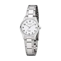 Regent Women's Quartz Watch with Elegant Analogue Display and Silver Stainless Steel Bracelet Quartz Dial White UR2253410