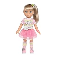 ADORA Glow Girls Doll Set with Glow-in-The-Dark Accessories & Clothes, 14.5