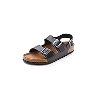 Birkenstock Men's Amalfi Leather Soft Footbed Milano Sandals